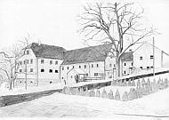 Hofeberg Nr.01 - Bleistiftzeichnung